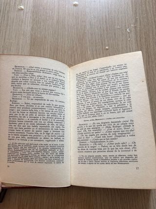 Libros de teatro antiguos