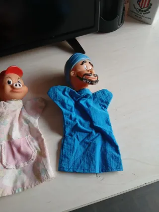 Lote de 4 marionetas infantiles