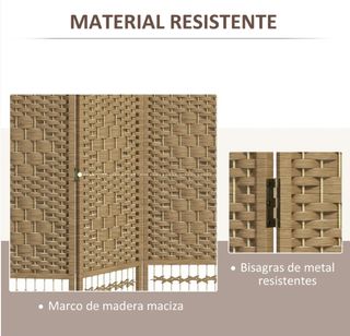 Biombo Separador 4 Paneles