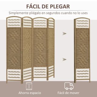 Biombo Separador 4 Paneles