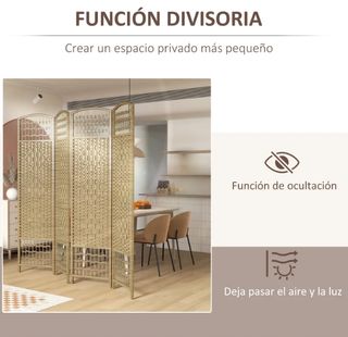 Biombo Separador 4 Paneles
