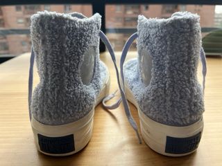 Converse pelo sintético azul bebé