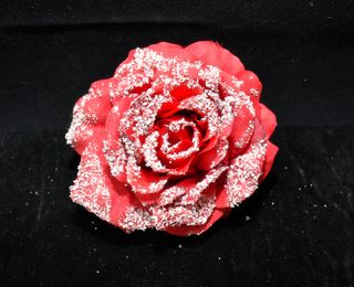 Rosa roja para árbol de Navidad