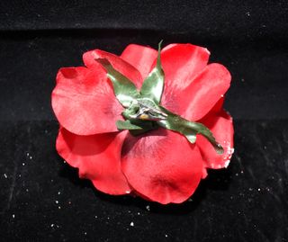 Rosa roja para árbol de Navidad