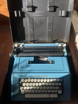 Olivetti Studio 46 Máquina de Escribir Azul