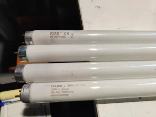Tubos neón Sylvania + Lámpara