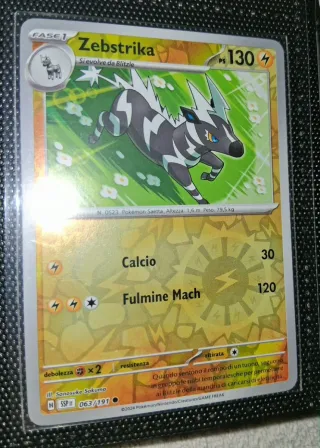 Carte Pokémon Blitzle e Zebstrika