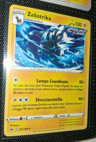 Carte Pokémon Blitzle e Zebstrika