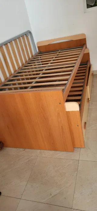 Cama nido con cajones