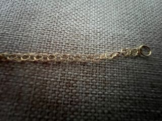 Pulsera esclava oro 18k 1gr nueva