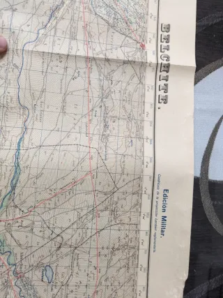 Mapa Militar Belchite 1953