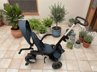 Triciclo Kinderkraft EASYTWIST Azul petróleo