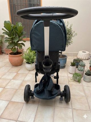 Triciclo Kinderkraft EASYTWIST Azul petróleo