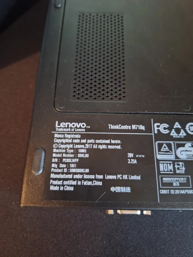 Lote 3 Ordenadores Lenovo M710q