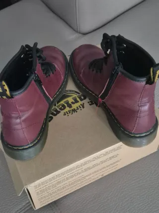 Stivaletti Dr. Martens bordeaux
