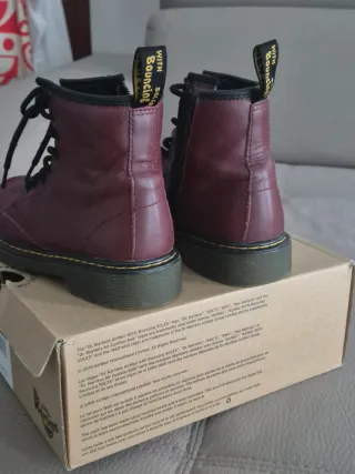 Stivaletti Dr. Martens bordeaux