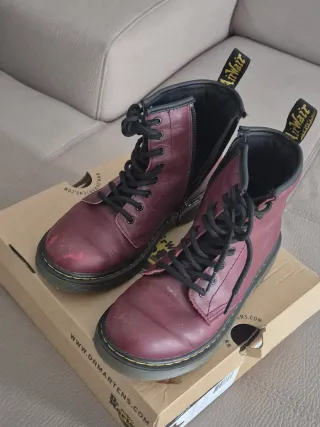 Stivaletti Dr. Martens bordeaux