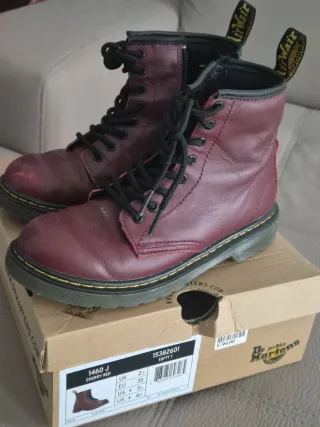 Stivaletti Dr. Martens bordeaux