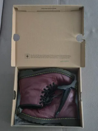 Stivaletti Dr. Martens bordeaux