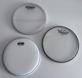 Pack tres parches Remo/Evans/Attack de 8”.