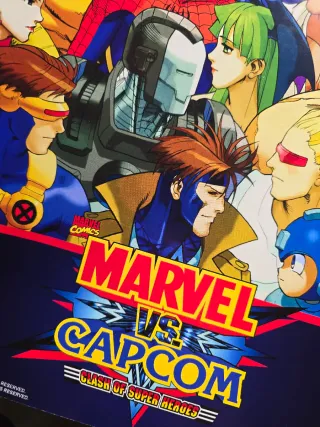 Poster Marvel vs Capcom Formato A3