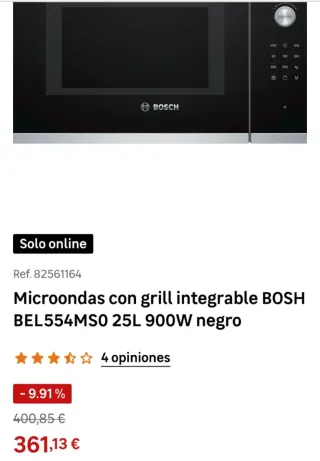 Microondas Bosch
