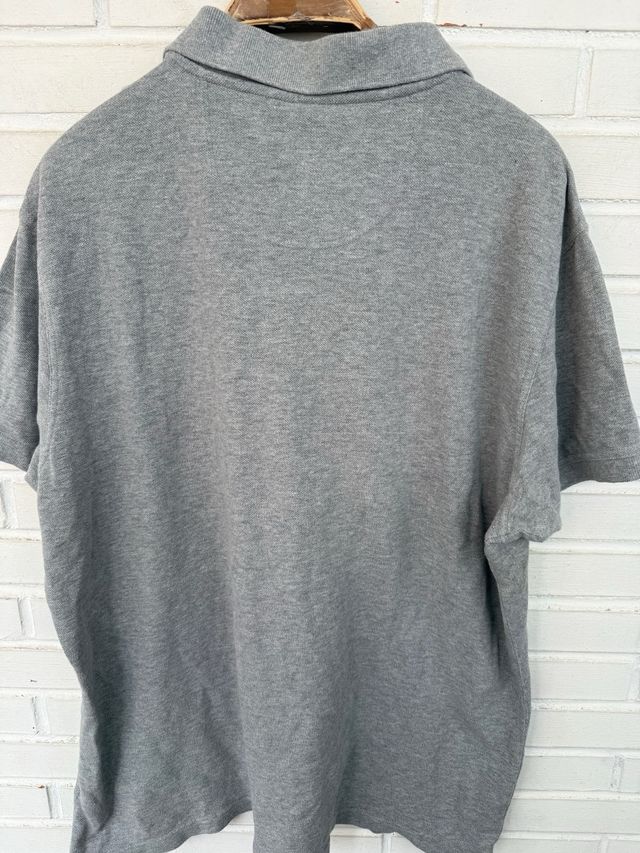 Polo gris manga corta BARBOUR talla XL