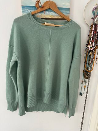 Jersey Absolut Cashmere Talla Única Verde Agua