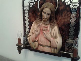 Sagrado Corazón de Jesús con luz