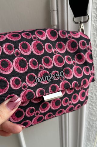 Bolso bandolera Desigual estampado círculos