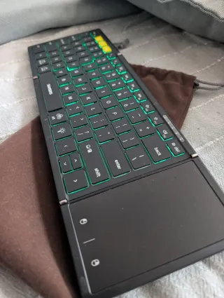 Teclado Bluetooth Samsers LED Táctil