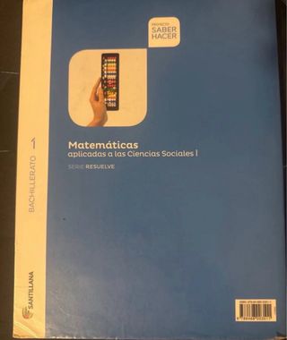 Libro de Matemáticas 1 Bachillerato