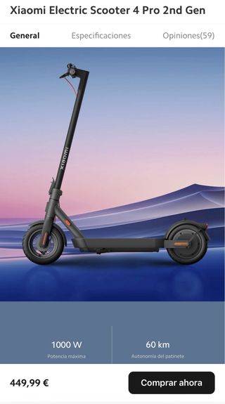 Xiaomi Electric Scooter 4 Pro 2nd Gen.