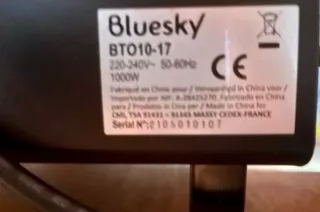 Mini horno Bluesky negro