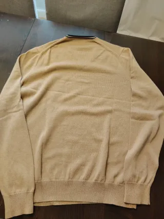 Jersey Fred Perry Pico Beige Talla L