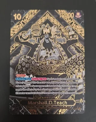 Marshall D. Teach OP09-093 Carta One Piece