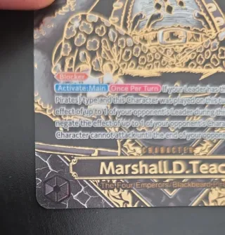 Marshall D. Teach OP09-093 Carta One Piece
