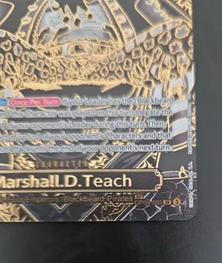 Marshall D. Teach OP09-093 Carta One Piece