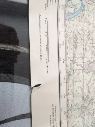 Mapa Militar Gelsa 1951