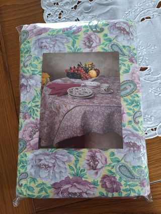 Tovaglia Cotone Fantasia Double Face Nuova