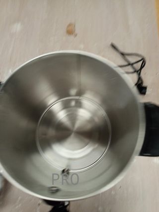 Arebos Cocina eléctrica para vino caliente metalico