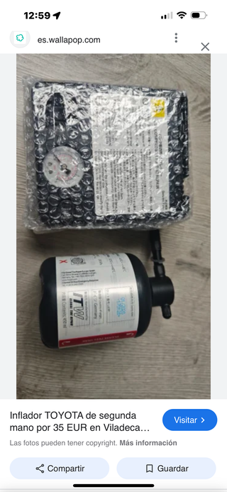 Compresor Aire Neumáticos Coche nuevo Toyota