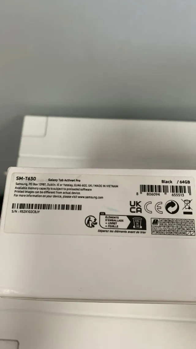 Samsung Galaxy Tab Active4 Pro Nero