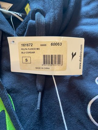 Sudadera ciclismo equipo Movistar oficial talla S