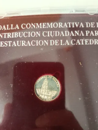 Medalla Moneda de plata Conmemorativa Málaga Mayo