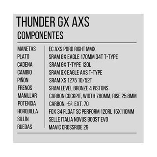 BICICLETA CONOR 29 THUNDER SRAM GX AXS 12V CARBON