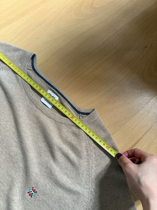 Jersey MLN punto fino color beige