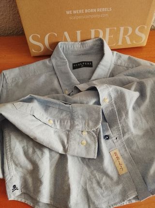Camisa Scalpers Azul Talla M