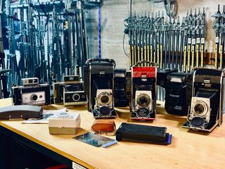 Lotto di Fotocamere Polaroid Vintage