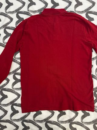 Polo Abercrombie Manga Larga Granate Talla S